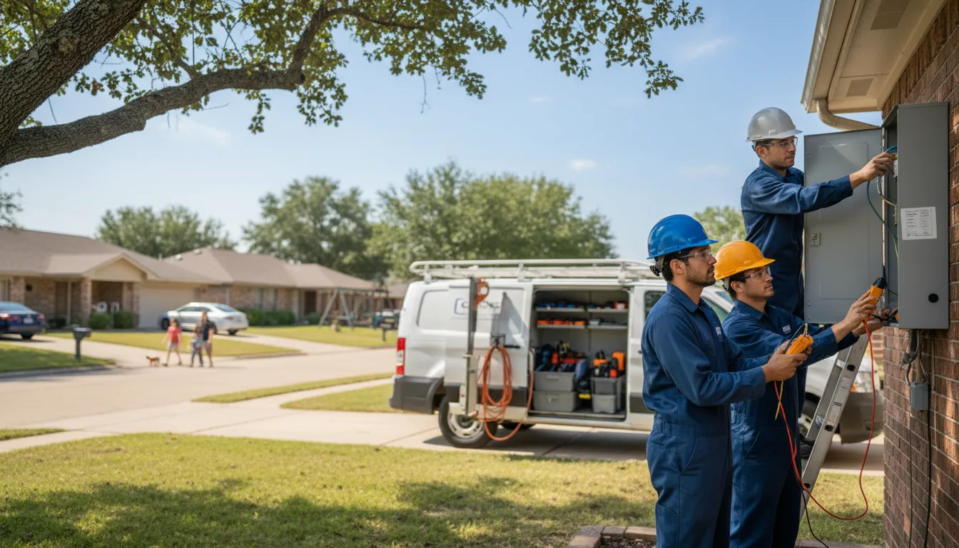 Certified electrician providing emergency electrical services in Woodville, OH